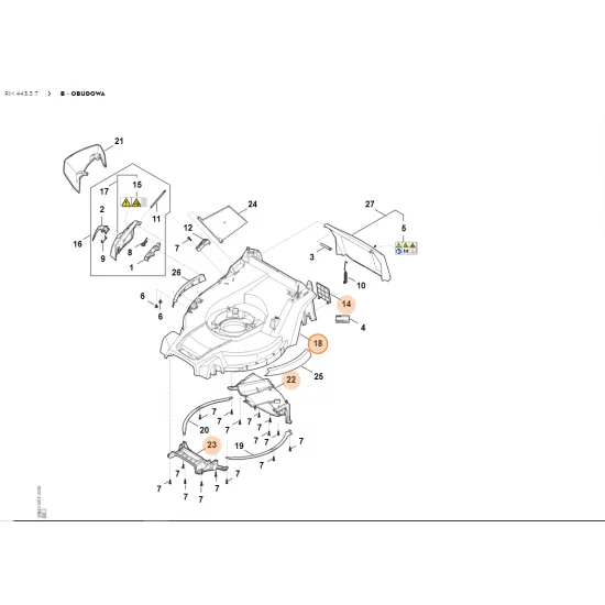 STIHL Obudowa WA40 700 8501